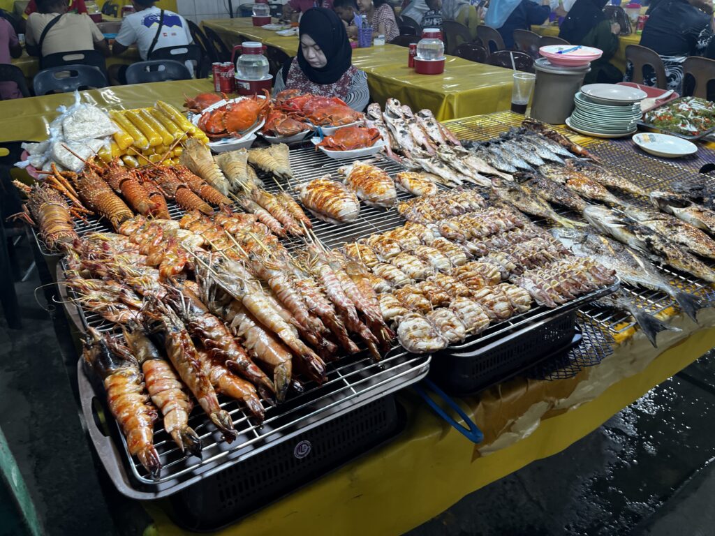 コタキナバルの夜市