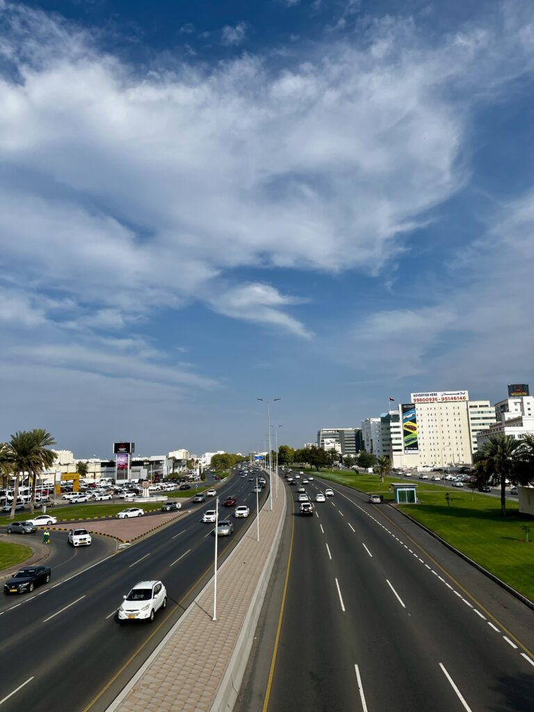 マスカットの街並み