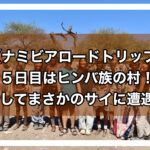 ナミビアロードトリップ5日目アイキャッチ画像